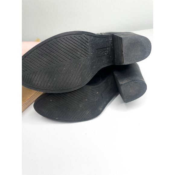 Joie Kayden Black Leather Ankle Boots Size 6.5  Heeled Booties - Picture 11 of 11